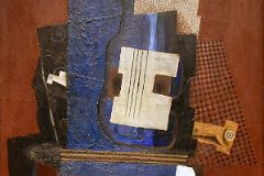 Pablo Picasso 1915 Guitar and Clarinet on a Mantelpiece - New York Metropolitan Museum Of Art.jpg